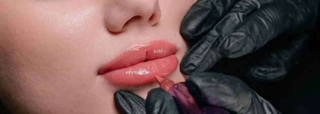 Lippenvollschattierung